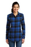 Port Authority® - Plaid Flannel Tunic - Ladies with GREIF Embroidered Logo