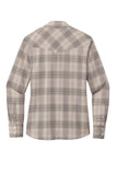 Port Authority Ladies Long Sleeve Ombre Plaid Shirt