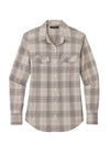 Port Authority Ladies Long Sleeve Ombre Plaid Shirt