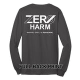 Zero Harm - LONG-SLEEVE 50/50 Cotton/Poly Blend T-Shirt
