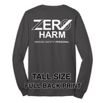Zero Harm - TALL LONG-SLEEVE Cotton Blend T-Shirt