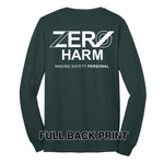 Zero Harm - LONG-SLEEVE 50/50 Cotton/Poly Blend T-Shirt