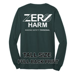 Zero Harm - TALL LONG-SLEEVE Cotton Blend T-Shirt