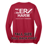 Zero Harm - TALL LONG-SLEEVE Cotton Blend T-Shirt
