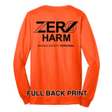 Zero Harm - LONG-SLEEVE 50/50 Cotton/Poly Blend T-Shirt