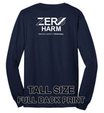 Zero Harm - TALL LONG-SLEEVE Cotton Blend T-Shirt