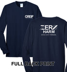 Zero Harm - LONG-SLEEVE 50/50 Cotton/Poly Blend T-Shirt