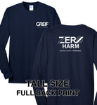 Zero Harm - TALL LONG-SLEEVE Cotton Blend T-Shirt