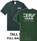 Zero Harm - TALL POCKET 50/50 Cotton/Poly Blend T-Shirt