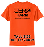 Zero Harm - TALL POCKET 50/50 Cotton/Poly Blend T-Shirt