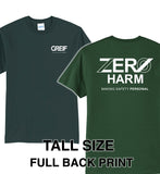 Zero Harm - TALL 50/50 Cotton/Poly Blend T-Shirt