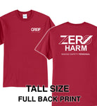 Zero Harm - TALL 50/50 Cotton/Poly Blend T-Shirt