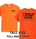 Zero Harm - TALL 50/50 Cotton/Poly Blend T-Shirt