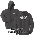 Zero Harm - TALL Essential Fleece Pullover Hooded Sweatshirt