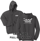 Zero Harm - TALL Essential Fleece Pullover Hooded Sweatshirt