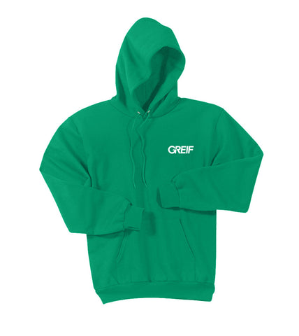 Port & Company® - Essential Fleece Pullover Hooded Sweatshirt with Printed Greif Logo - Men's