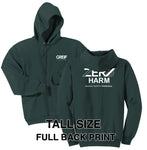 Zero Harm - TALL Essential Fleece Pullover Hooded Sweatshirt