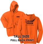 Zero Harm - TALL Essential Fleece Pullover Hooded Sweatshirt