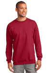 Port & Company® - TALL Essential Fleece Crewneck Sweatshirt with Greif Printed Logo - Men's