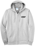 Port & Company® - TALL Essential Fleece Full-Zip Hooded Sweatshirt with Greif Logo - Men's