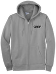 Port & Company® - TALL Essential Fleece Full-Zip Hooded Sweatshirt with Greif Logo - Men's