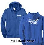 Zero Harm - Essential Fleece Full-Zip Hooded Sweatshirt