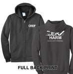 Zero Harm - Essential Fleece Full-Zip Hooded Sweatshirt