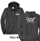 Zero Harm - Essential Fleece Full-Zip Hooded Sweatshirt
