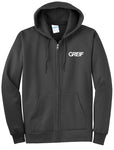 Port & Company® - TALL Essential Fleece Full-Zip Hooded Sweatshirt with Greif Logo - Men's