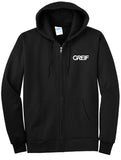 Port & Company® - TALL Essential Fleece Full-Zip Hooded Sweatshirt with Greif Logo - Men's