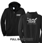 Zero Harm - Essential Fleece Full-Zip Hooded Sweatshirt