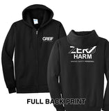 Zero Harm - Essential Fleece Full-Zip Hooded Sweatshirt