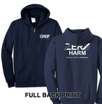 Zero Harm - Essential Fleece Full-Zip Hooded Sweatshirt