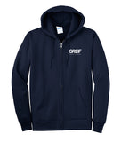 Zero Harm - Essential Fleece Full-Zip Hooded Sweatshirt