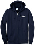 Port & Company® - TALL Essential Fleece Full-Zip Hooded Sweatshirt with Greif Logo - Men's