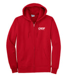 Zero Harm - Essential Fleece Full-Zip Hooded Sweatshirt