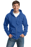 Port & Company® - TALL Essential Fleece Full-Zip Hooded Sweatshirt with Greif Logo - Men's