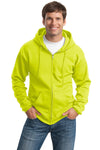 Port & Company® - TALL Essential Fleece Full-Zip Hooded Sweatshirt with Greif Logo - Men's