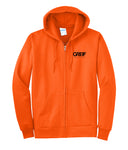 Zero Harm - Essential Fleece Full-Zip Hooded Sweatshirt