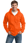 Port & Company® - TALL Essential Fleece Full-Zip Hooded Sweatshirt with Greif Logo - Men's