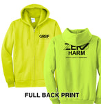 Zero Harm - Essential Fleece Full-Zip Hooded Sweatshirt