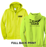Zero Harm - Essential Fleece Full-Zip Hooded Sweatshirt