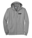 Zero Harm - Essential Fleece Full-Zip Hooded Sweatshirt