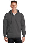 Port & Company® - Essential Fleece Full-Zip Hooded Sweatshirt with Greif Logo - Men's