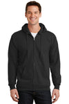 Port & Company® - Essential Fleece Full-Zip Hooded Sweatshirt with Greif Logo - Men's