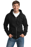 Port & Company® - TALL Essential Fleece Full-Zip Hooded Sweatshirt with Greif Logo - Men's