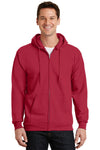 Port & Company® - Essential Fleece Full-Zip Hooded Sweatshirt with Greif Logo - Men's