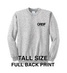 Zero Harm - TALL Essential Fleece Crewneck Sweatshirt