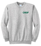 Port & Company® - Essential Fleece Crewneck Sweatshirt with Greif Logo - Men's