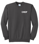 Port & Company® - TALL Essential Fleece Crewneck Sweatshirt with Greif Printed Logo - Men's